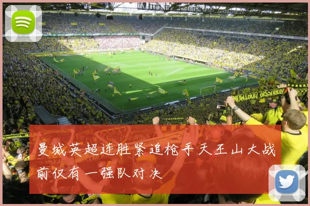 曼城英超连胜紧追枪手天王山大战前仅有一强队对决