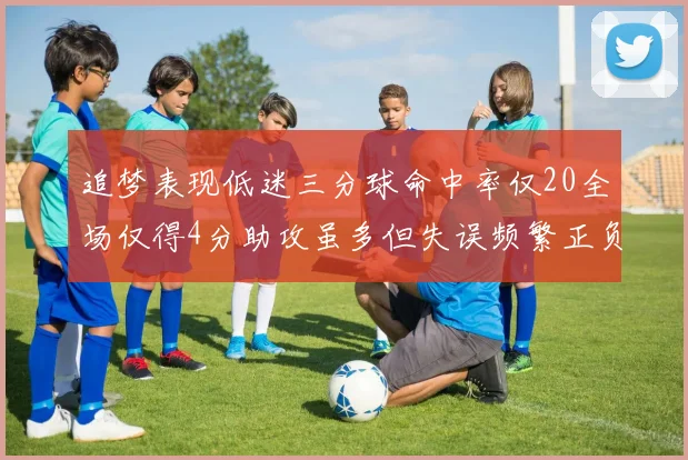 追梦表现低迷三分球命中率仅20全场仅得4分助攻虽多但失误频繁正负值惨淡
